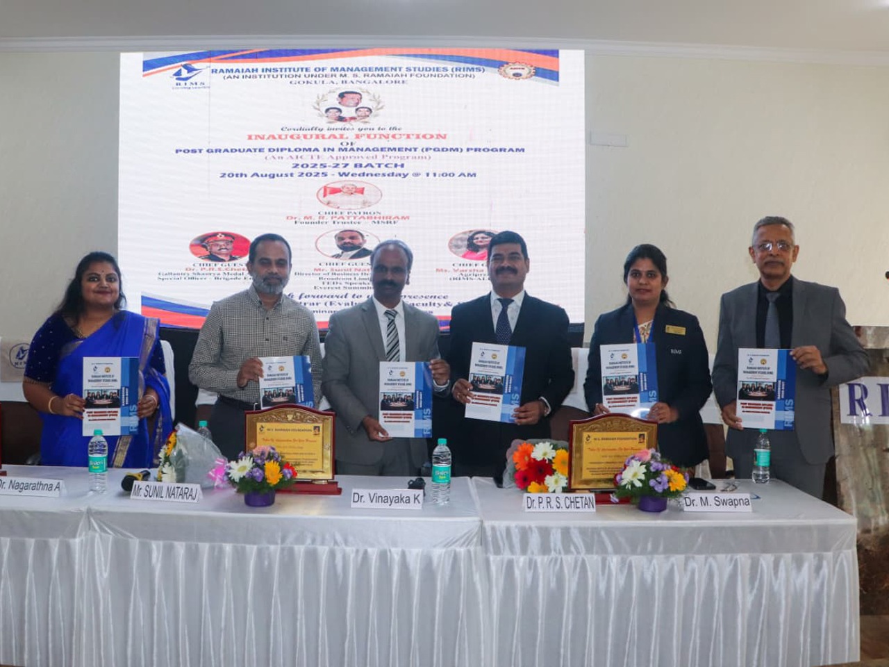 Inauguration of RIMS SIP 2025 – 2027 PGDM Batch.