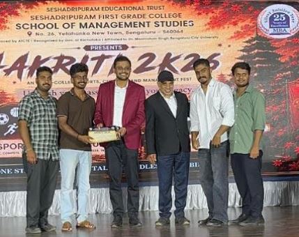 RIMS Students at Seshadripuram School of Management Studies -Fest